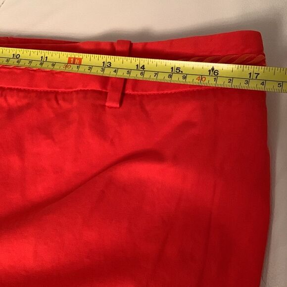 Nautica Red Cotton Blend Women’s Stretch  Pants Size 12 - Picture 3 of 12